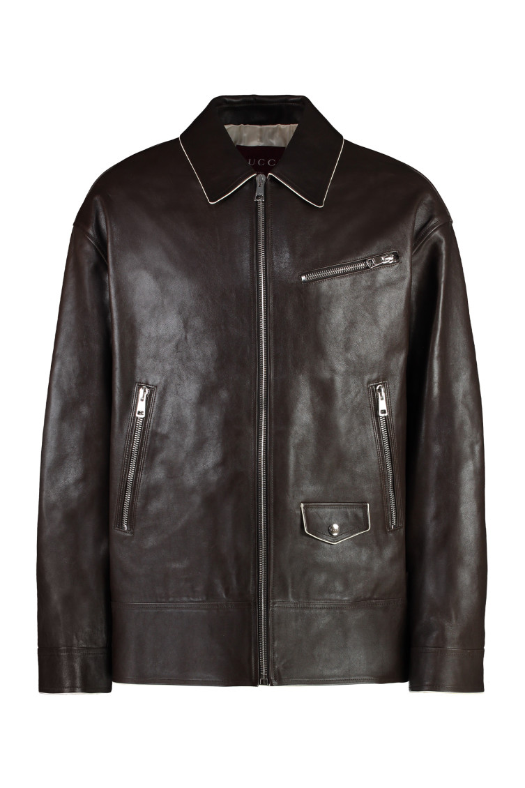 Dark Brown Solid Jacket