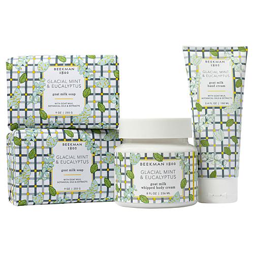 Goat Milk Mint & Eucalyptus Bath & Body Collection w/ Box