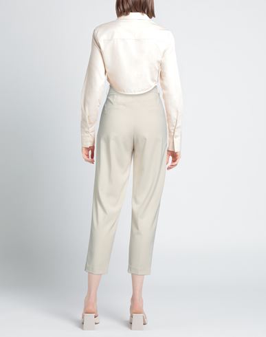 Woman Pants Ivory Size 4 Polyester, Viscose, Elastane