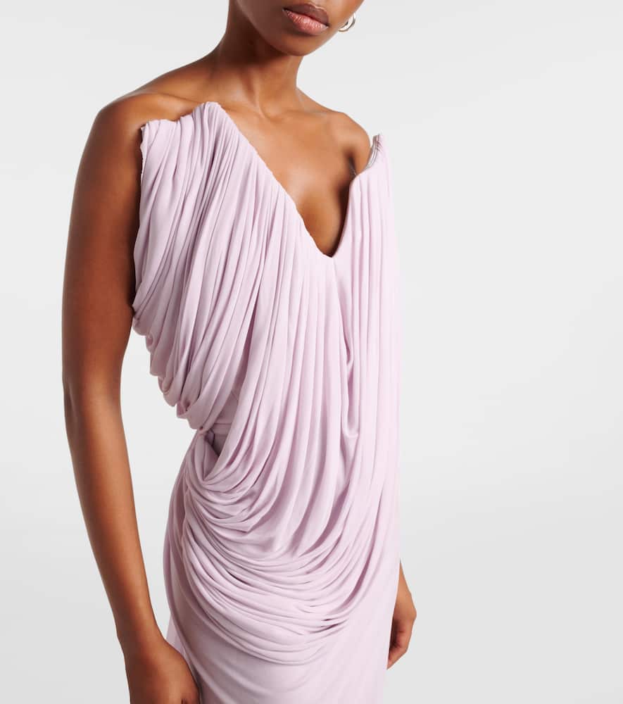 Systema draped jersey gown