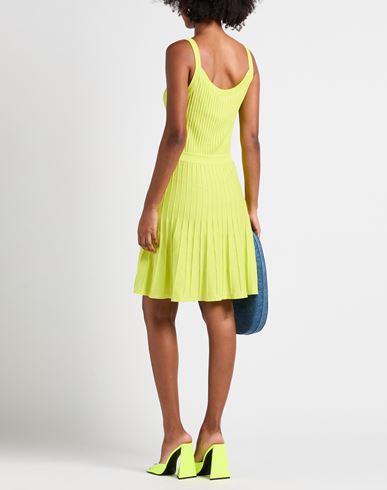Couture Woman Mini dress Lime green Size 6 Cotton