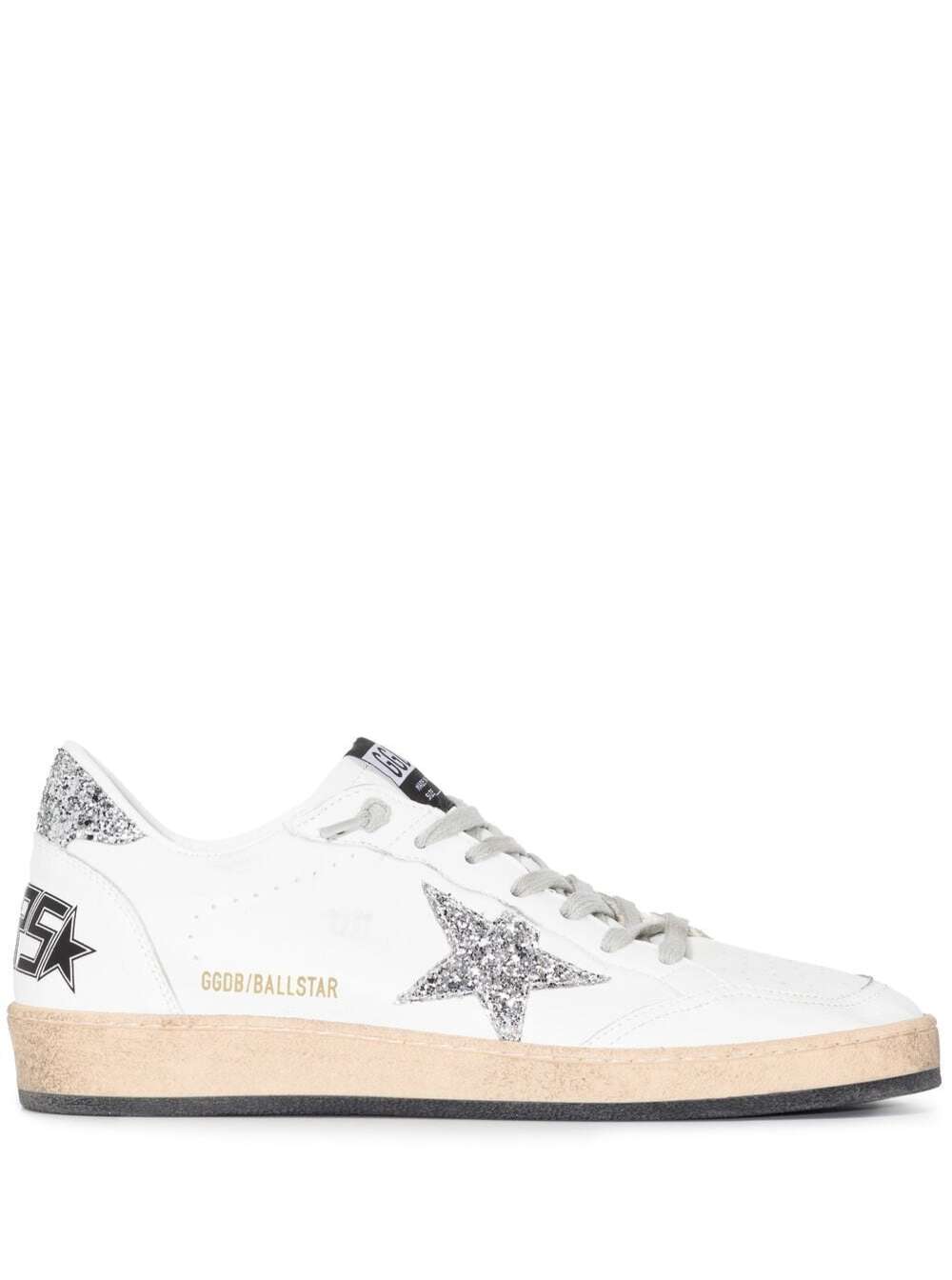 Ball Star glitter-embellished sneakers