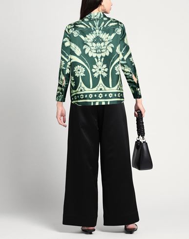 F. r.s For Restless Sleepers Woman Shirt Dark green Size L Silk