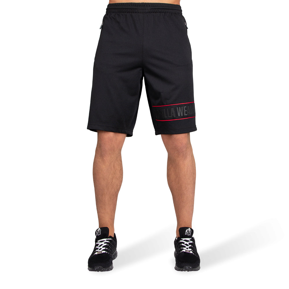 Branson Shorts - Black/Red