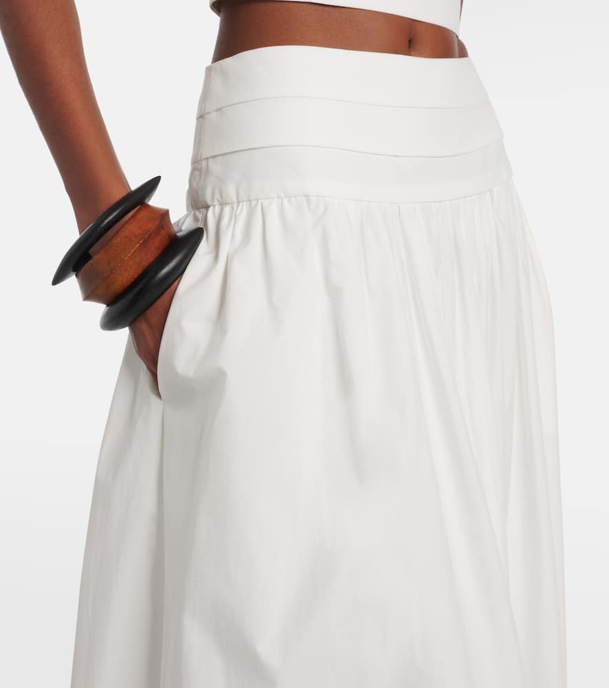 Rue cotton midi skirt