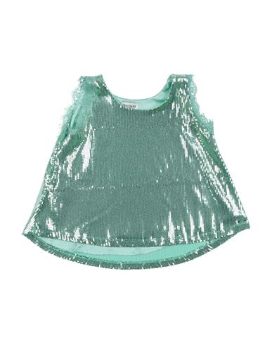 Kid Girl Top Light green Size 10 Polyester, Elastane