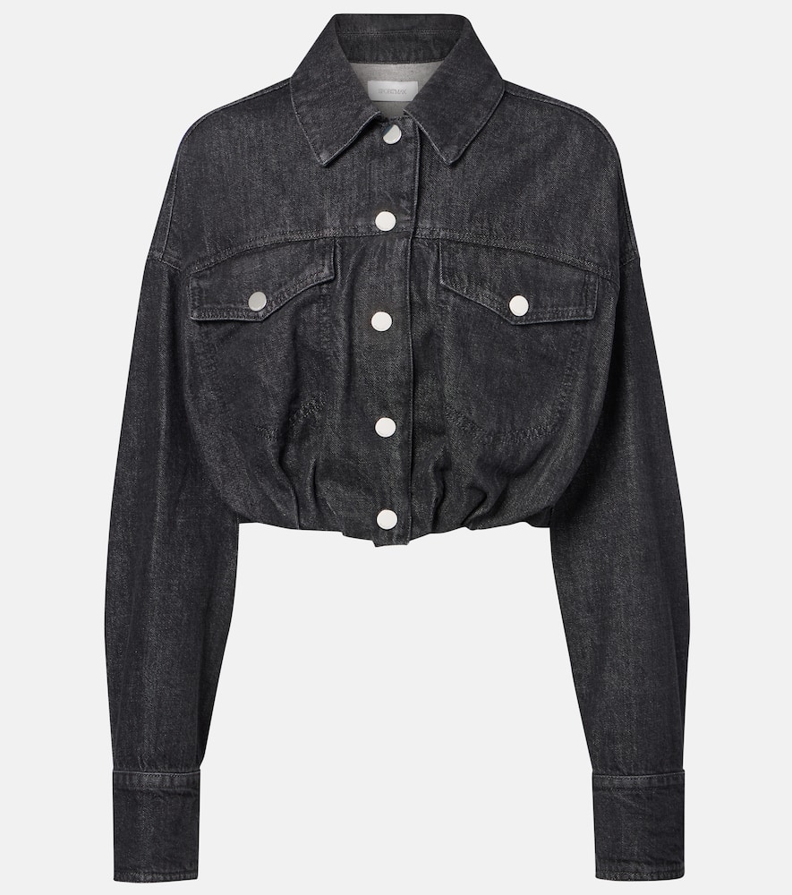 Sondrio cropped denim shirt