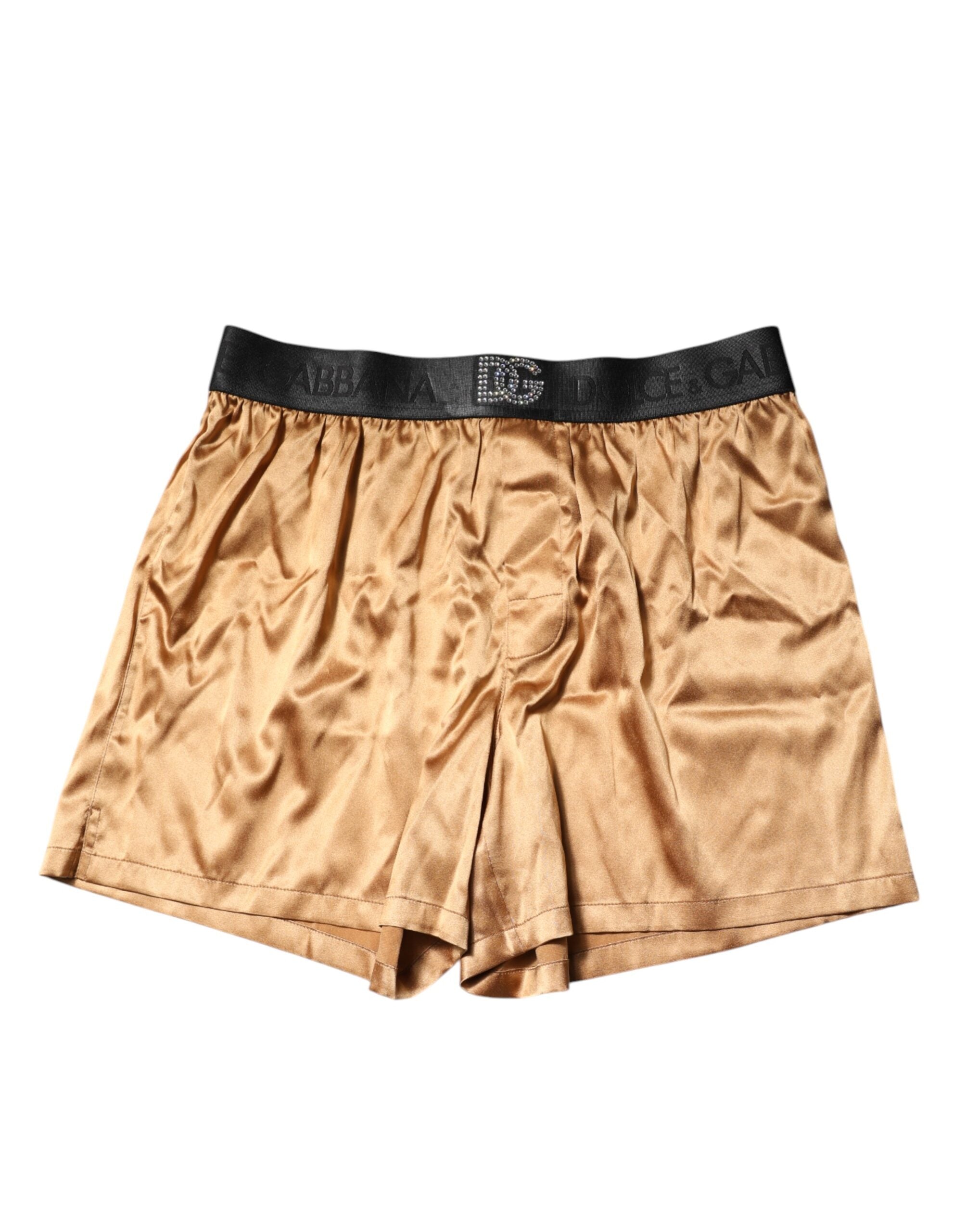 Silk Boxer Brief — Beige
