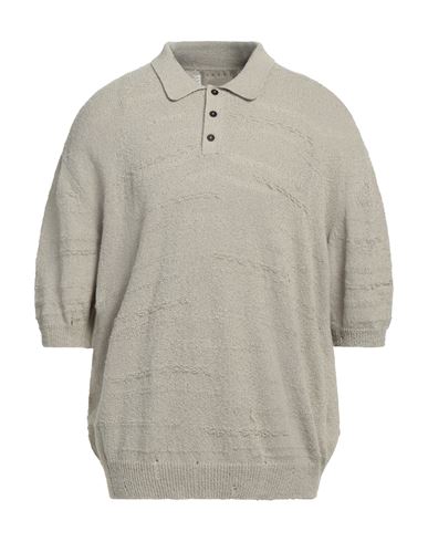Man Sweater Sage green Size S Cotton, Polyamide