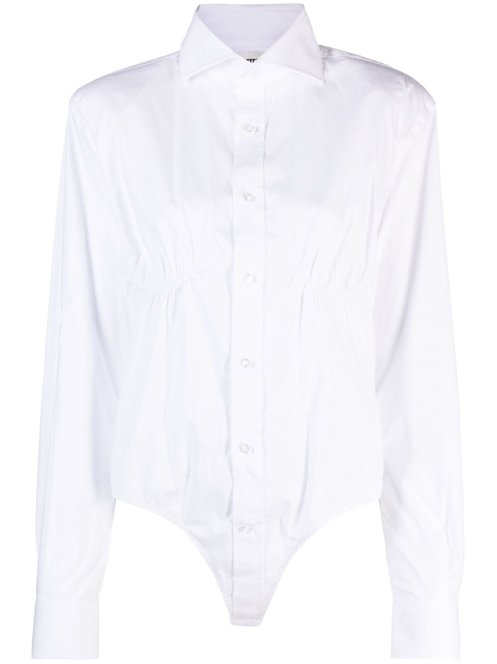 Underwired cotton bodysuit - White