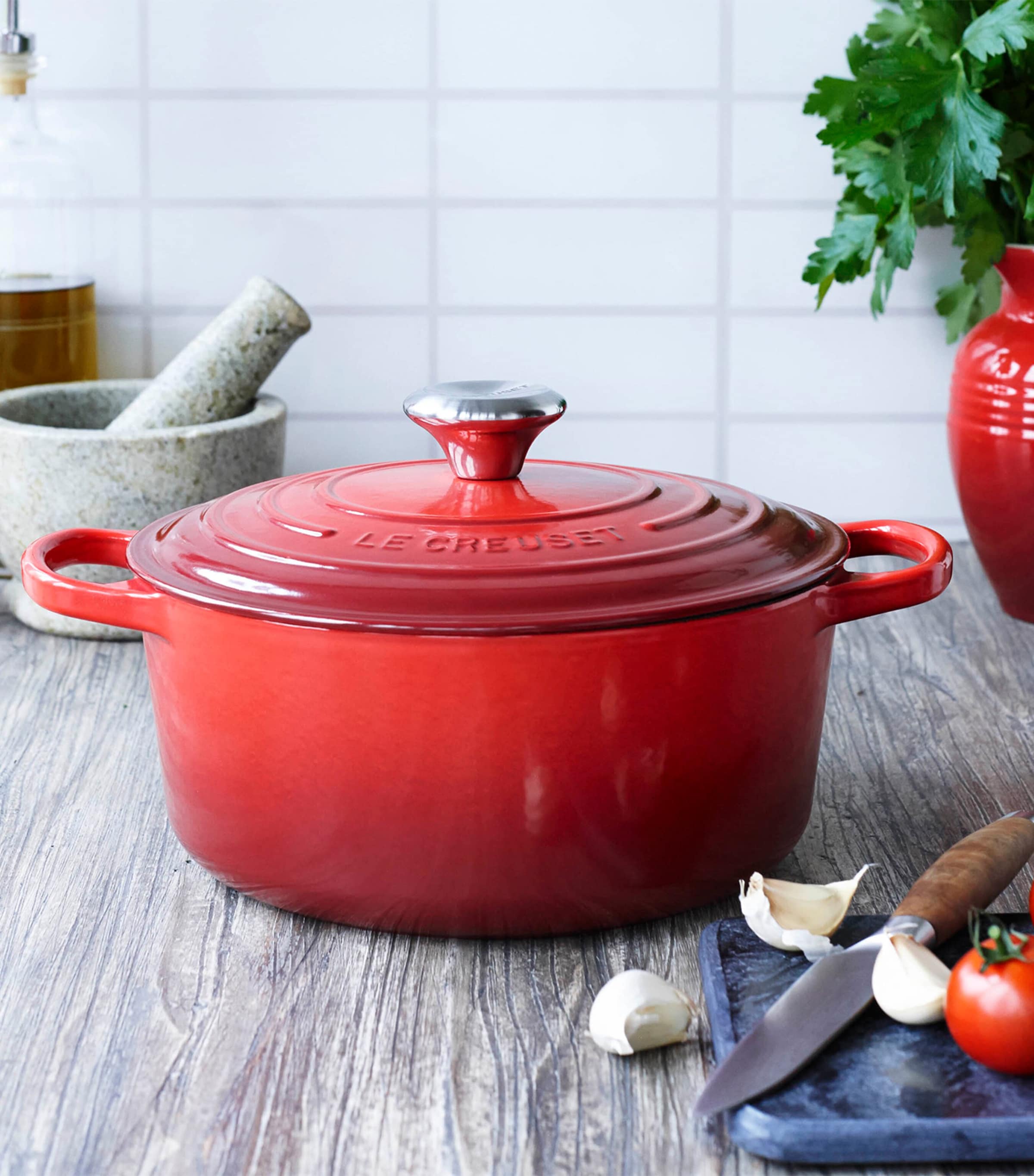 Cast Iron Round Casserole Dish