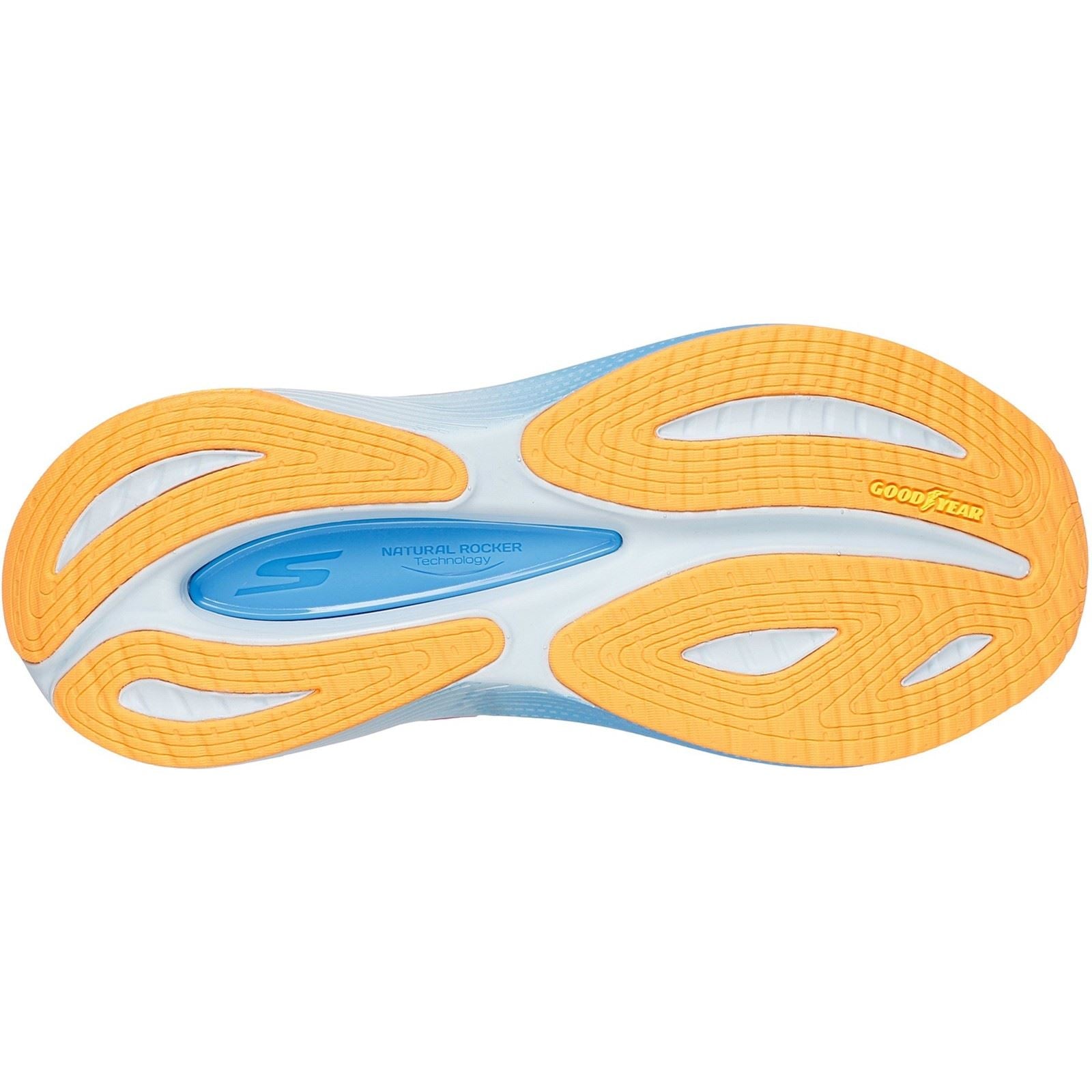 Skechers Performance Max Cushioning Propulsion Textile Women's White/Orange Trainer