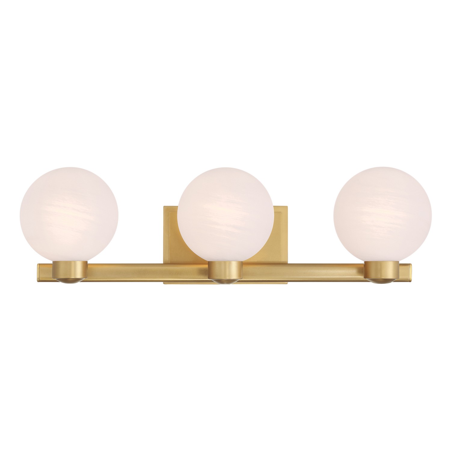 Legacy Brass Bathroom Vanity Light from the Mooncrest Collection