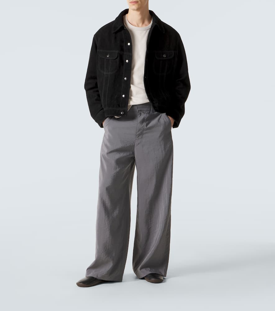 Cotton and linen T-shirt