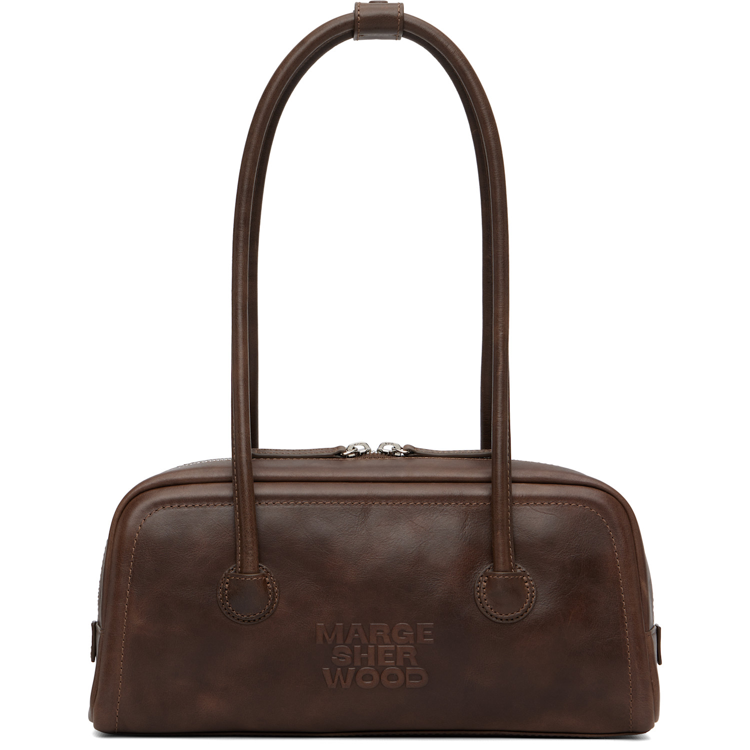Brown Soft Boston EW Bag