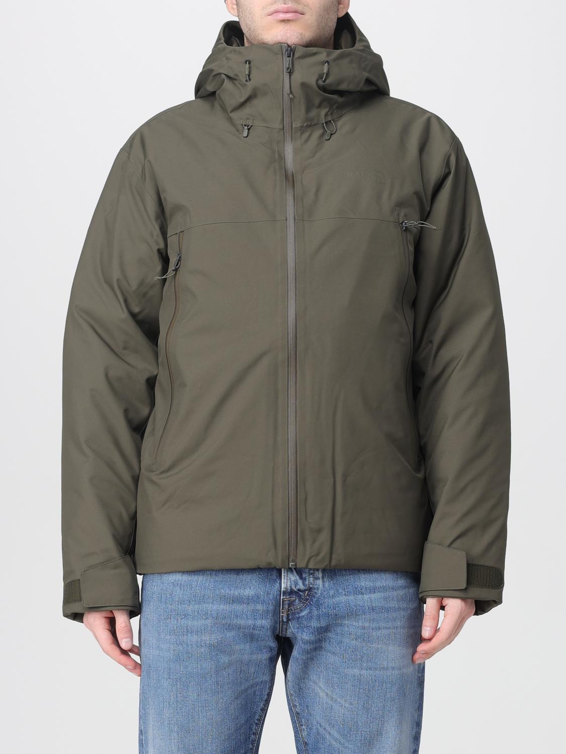 Coat Men color Green