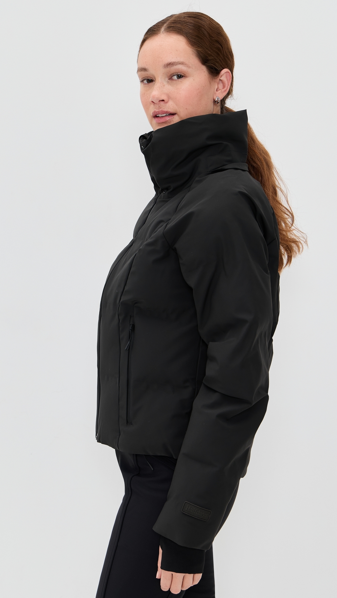 Georgie Puffer Jacket Black