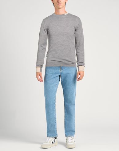 Man Sweater Light grey Size S Wool, Acrylic