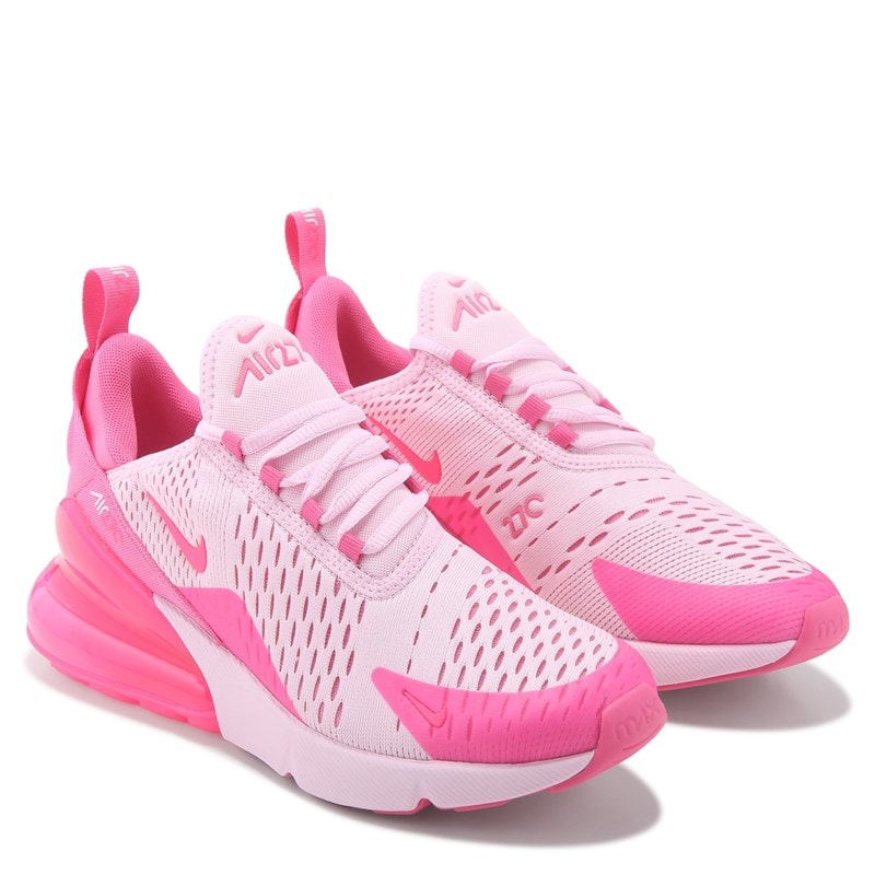 Kids' Air Max 270 Sneaker Big Kid Shoes (Pink)