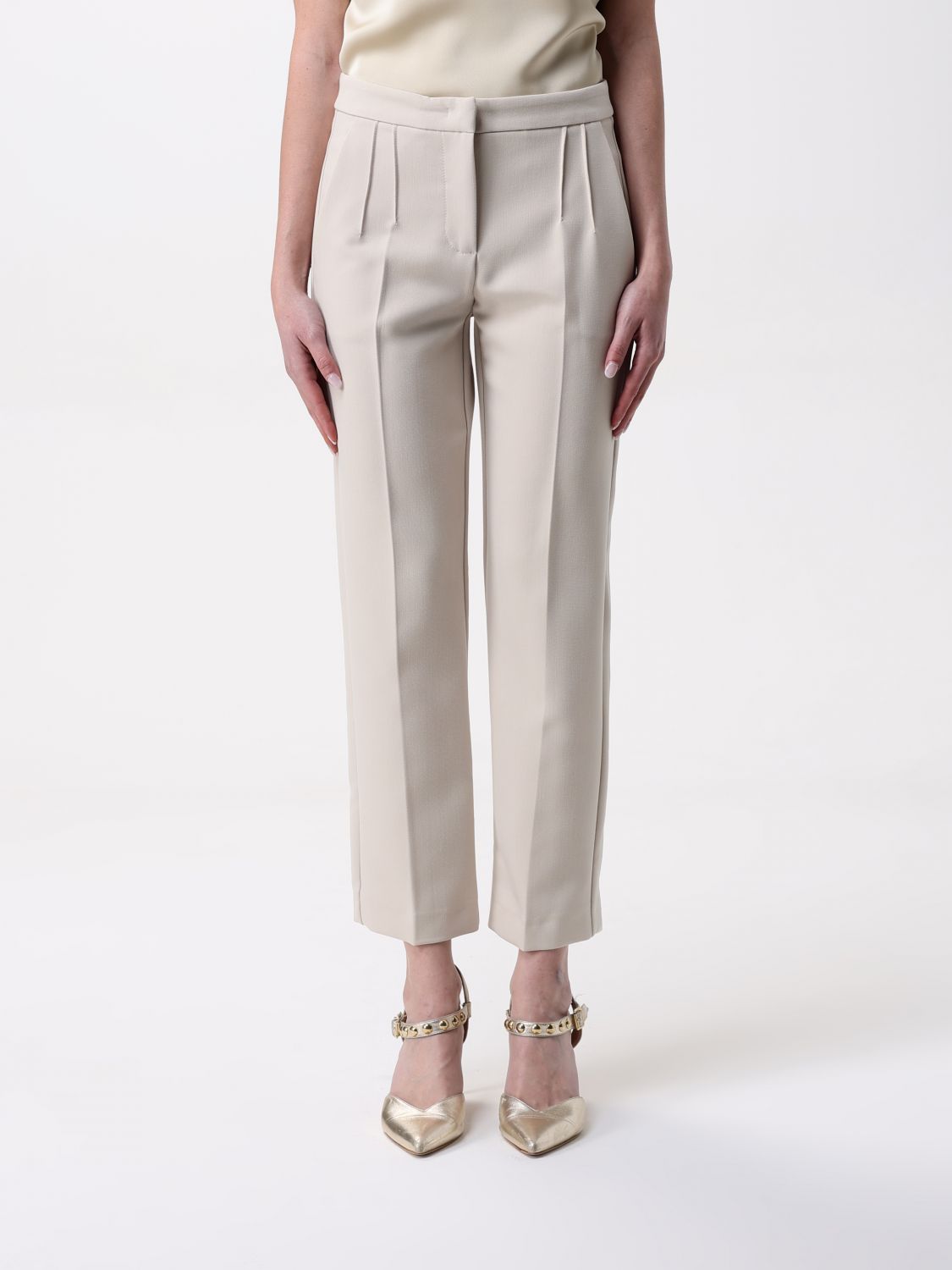Pants Woman color Sand