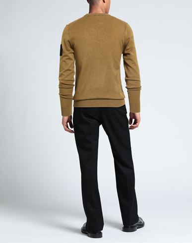 Man Sweater Military green Size S Recycled viscose, PBT
