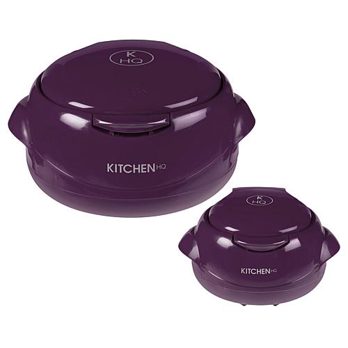 Large & Small Thermal Microwaveable Insulated Bowls w/Lids