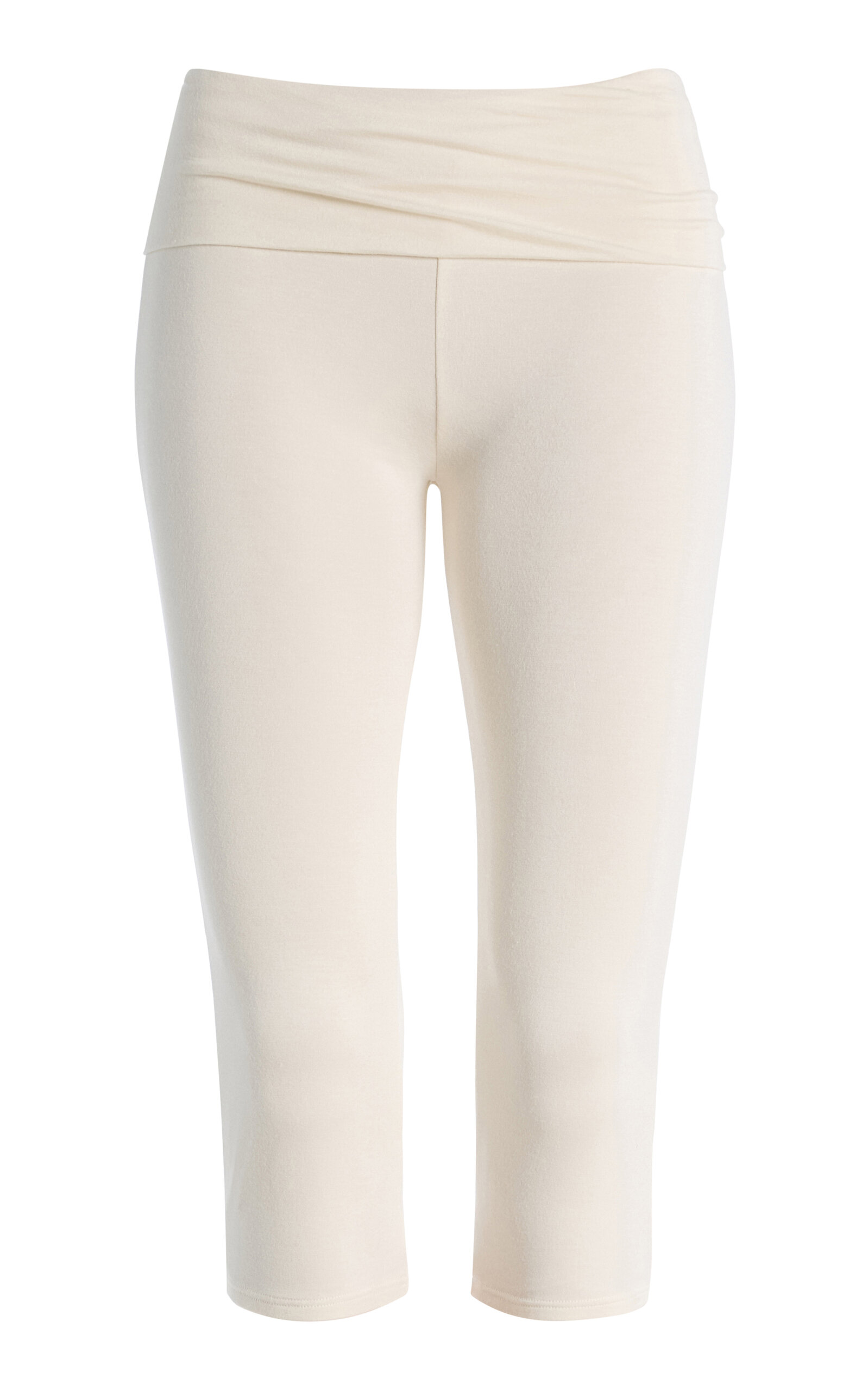 Foldover Jersey Capri Leggings - Moda Operandi