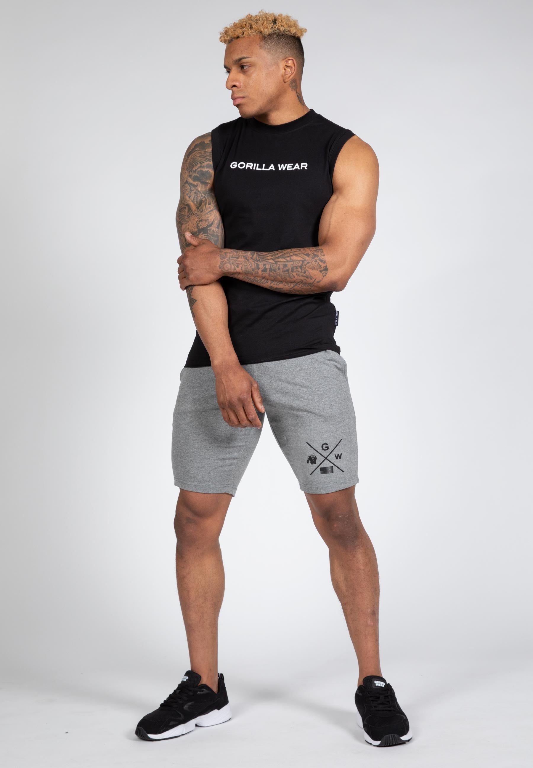 Sorrento Sleeveless T-Shirt - Black