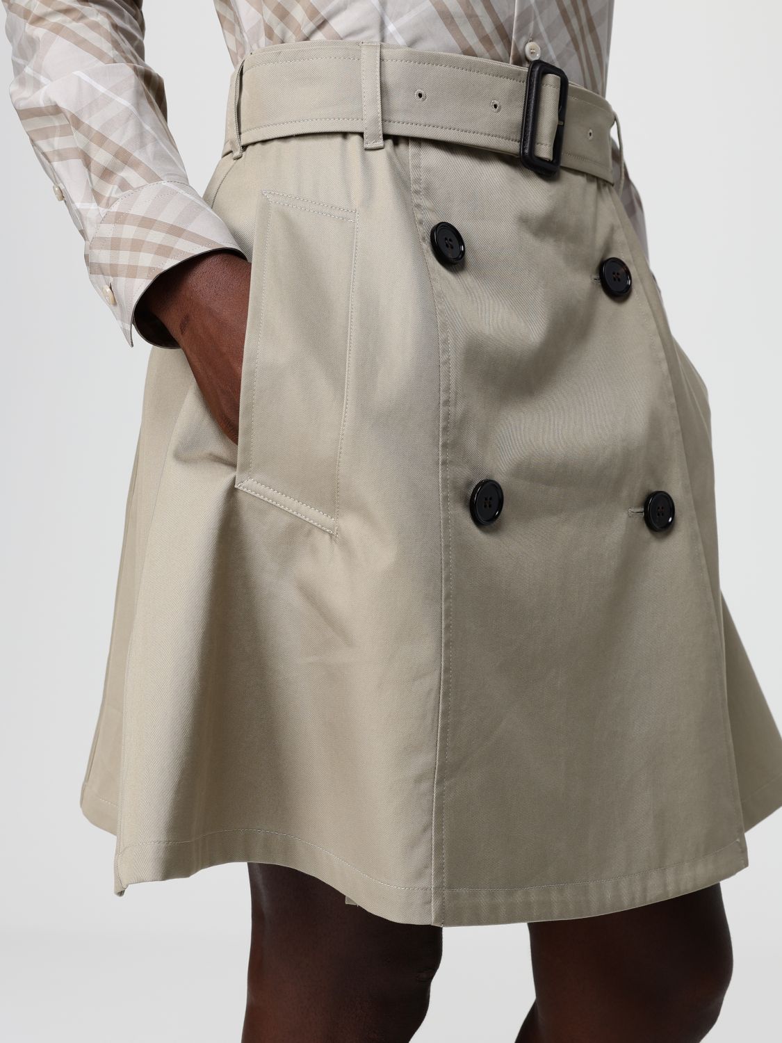Flared Skirt In Cotton