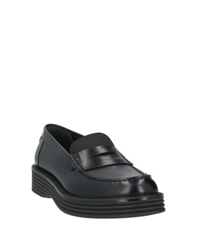 Man Loafers Black Size 12 Calfskin