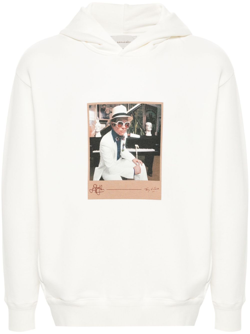 Greatest Hits jersey hoodie - White