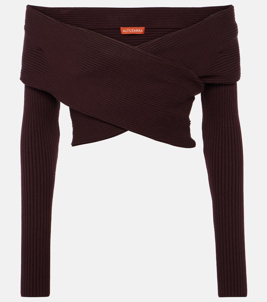 Altuzarra Ireene ribbed-knit midi skirt