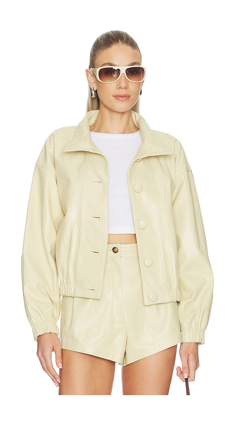 Dodiee Kate Leather Bomber in Black. S. Also in