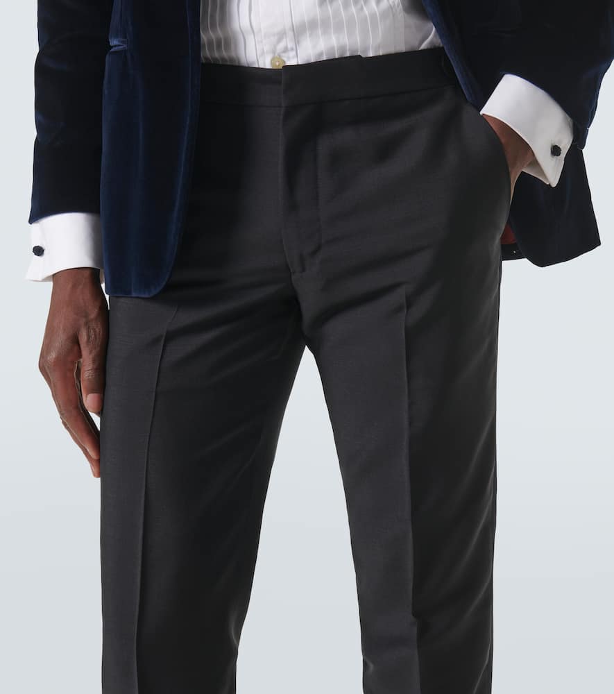 Wool tuxedo pants