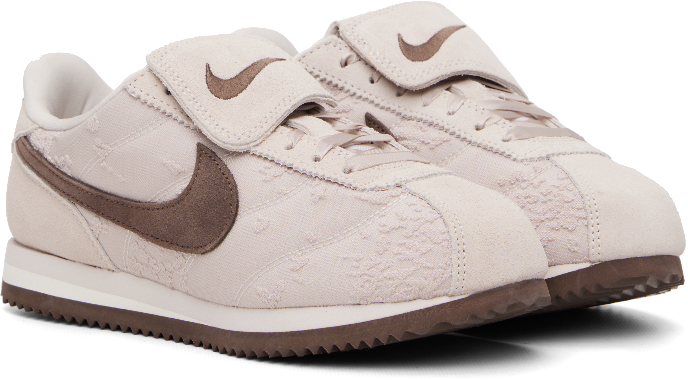 Pink Cortez Textile Sneakers