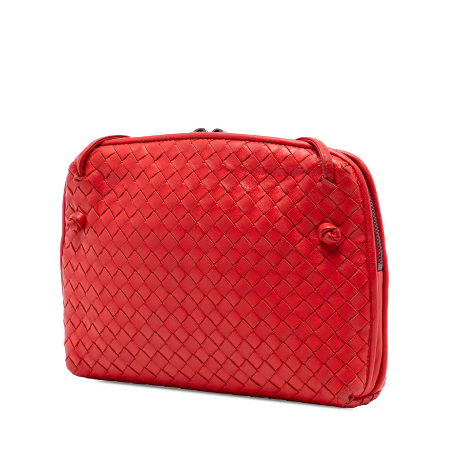 Pre-owned Nappa Intrecciato Nodini Crossbody B04911995K