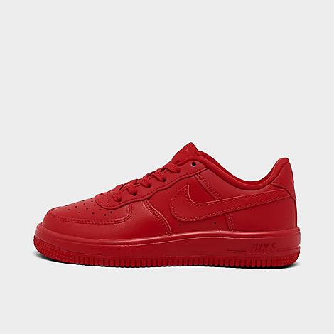 Little Kids Force 1 Casual Shoes in University Red/University Red/Black