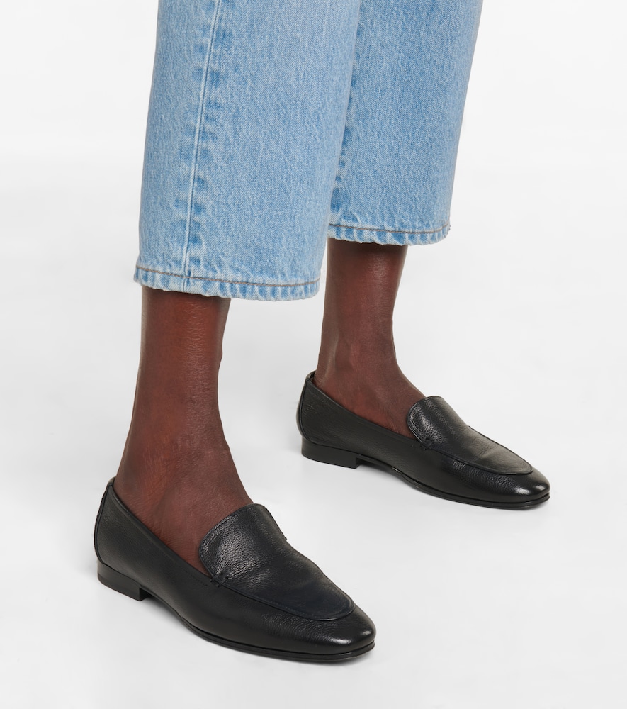 The Row Adam leather loafers