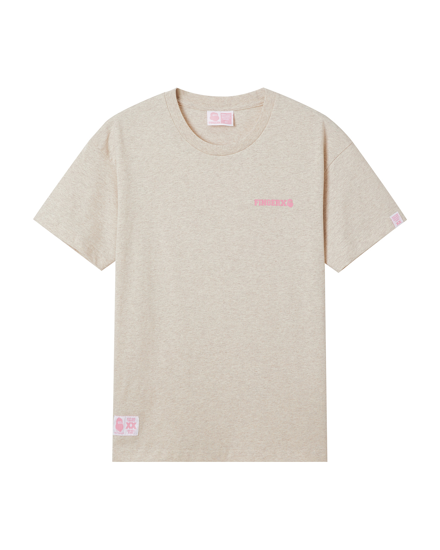 Slogan back tee