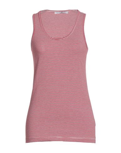 Woman Tank top Red Size XL Cotton, Elastane