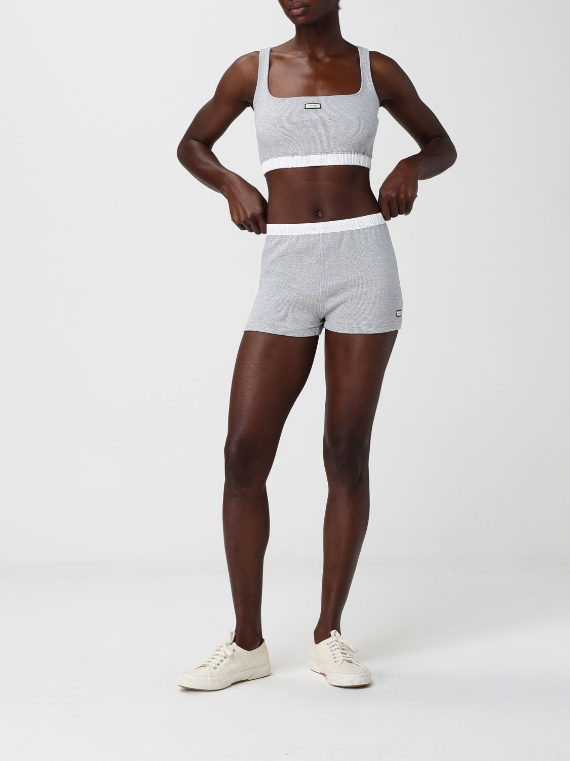 Top Woman color Grey