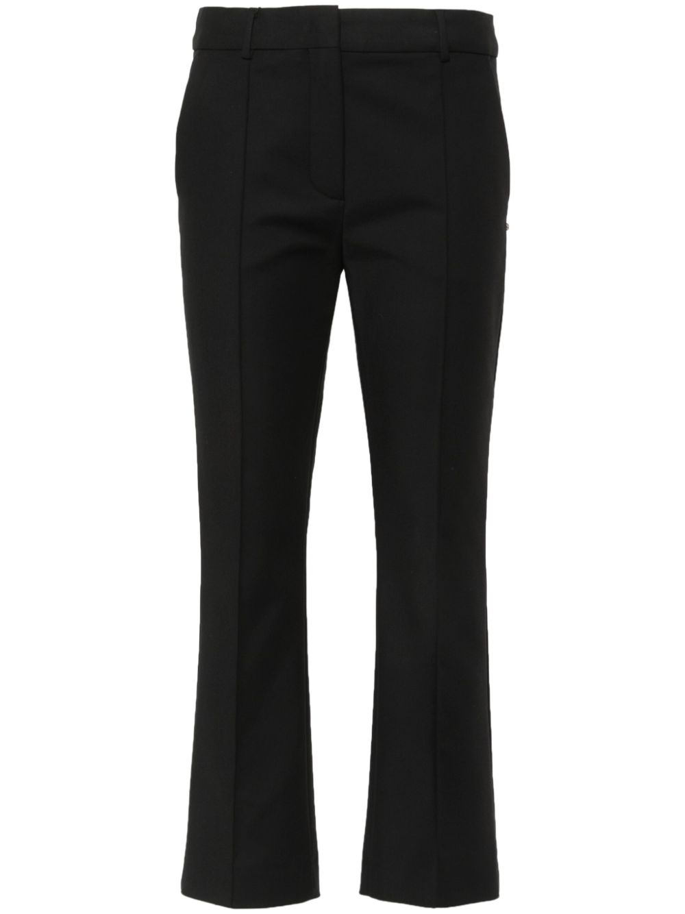 Asiago raised-seam straight trousers - Black