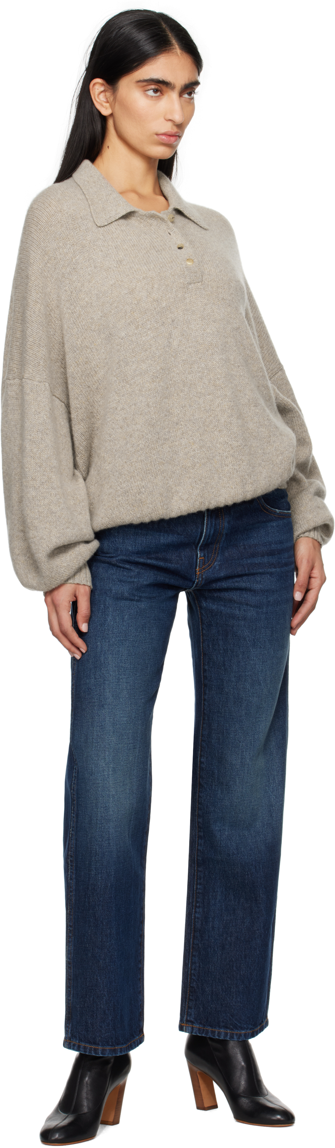 KHAITE Blue Kerrie Jeans