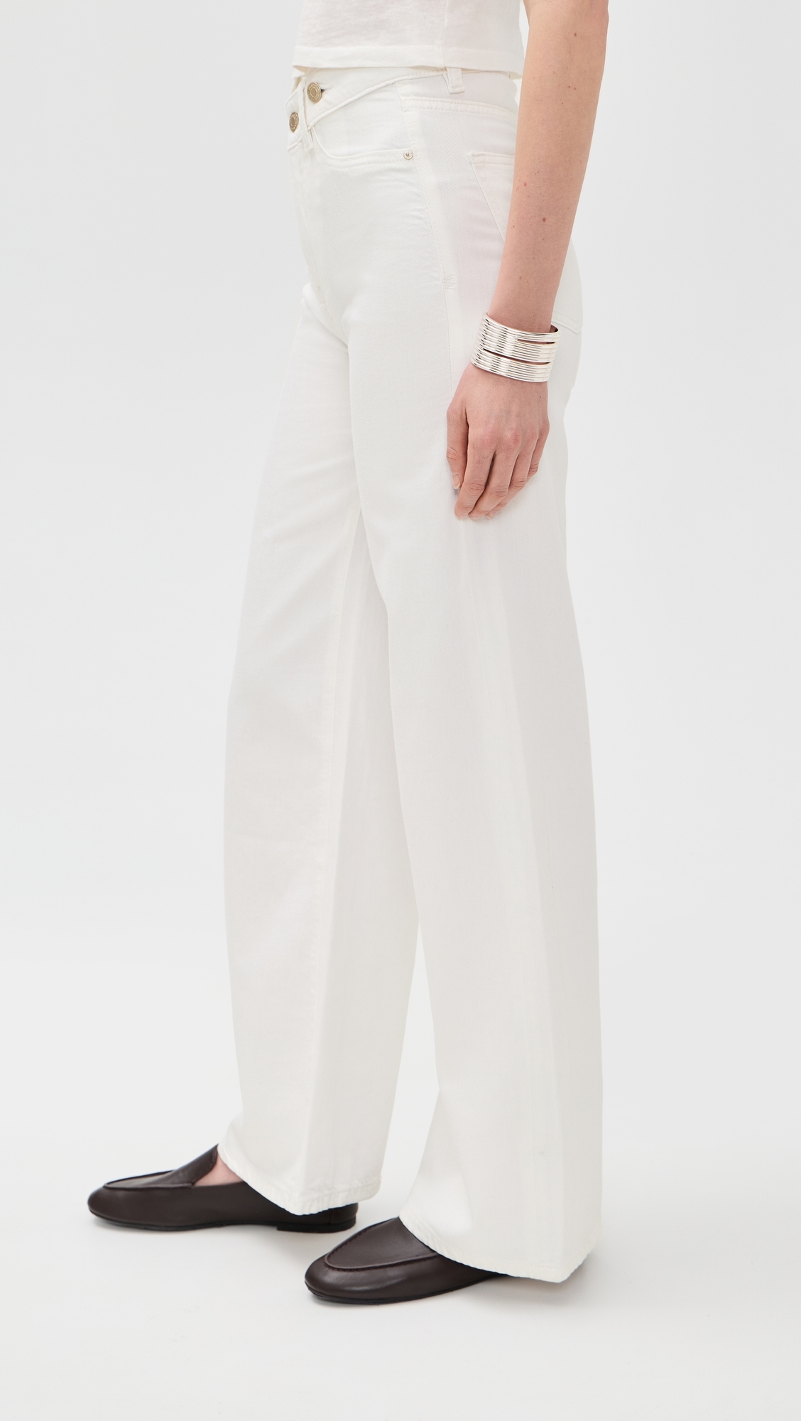 NCE Wide Leg Jeans Twisted Optic