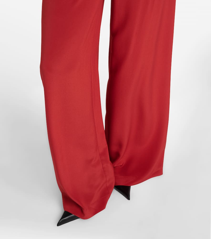 Rihani silk wide-leg pants