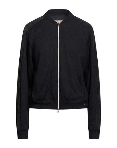 Woman Cardigan Black Size 8 Mohair wool, Alpaca wool, Polyamide