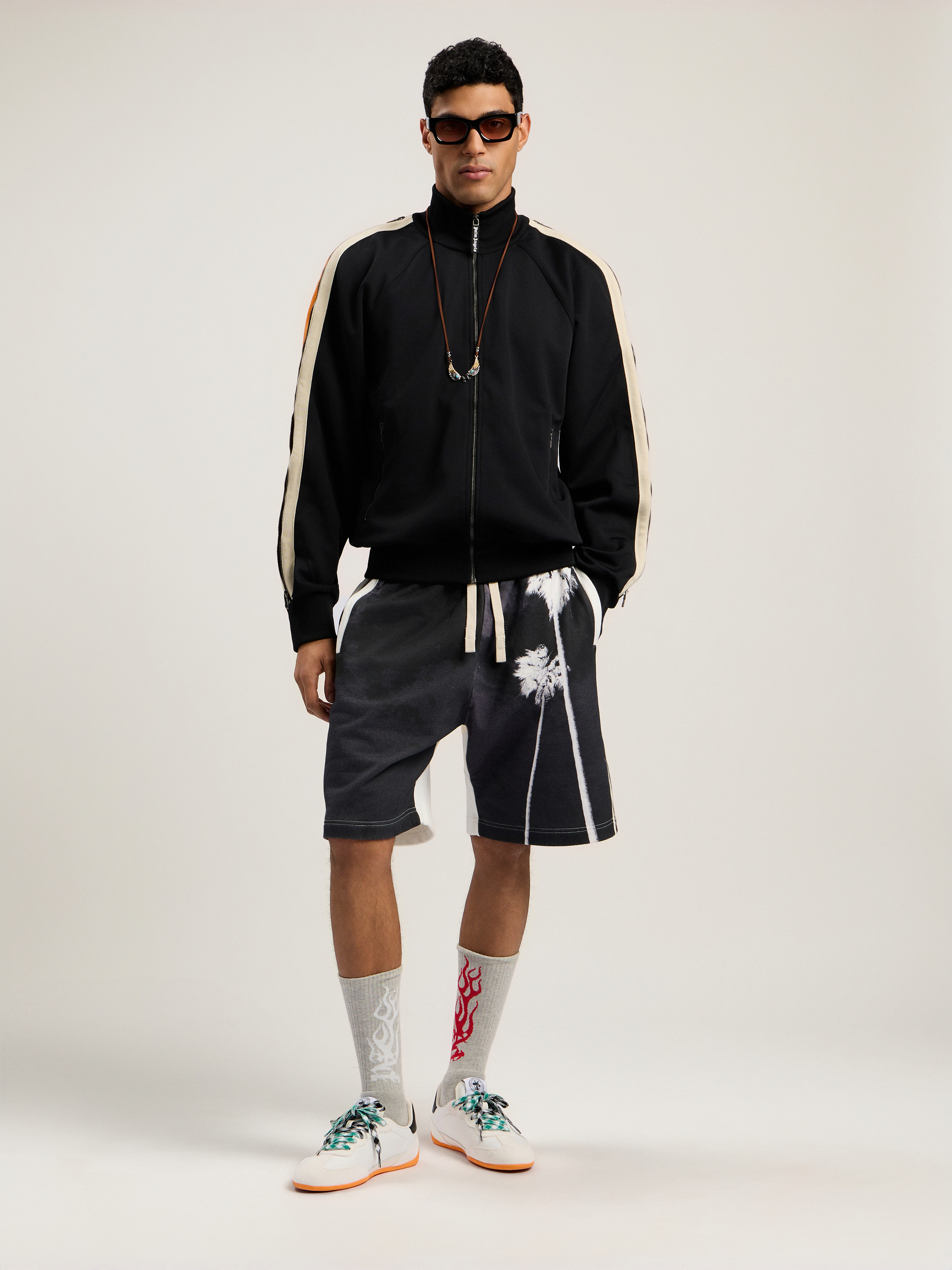 Performance Zip-up Track Jacket Man  Black
