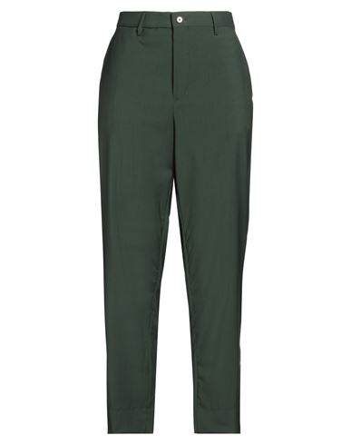 Briglia 1949 Woman Pants Dark green Size 10 Virgin Wool