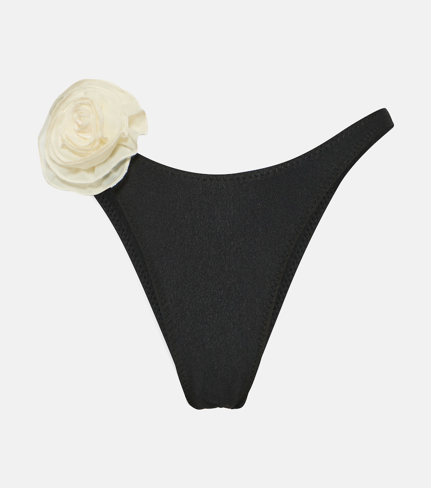 90s floral-appliqué bikini bottoms