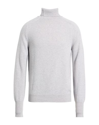 Man Turtleneck Light grey Size 38 Cashmere